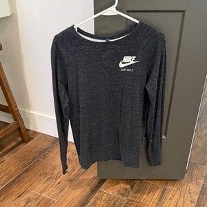 Nike Charcoal Long Sleeve Tee